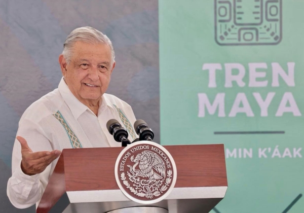 Tren Maya, listo antes de que finalice el sexenio: AMLO