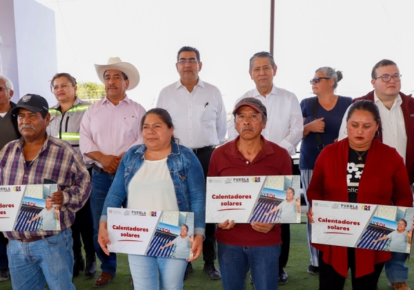 Gobierno estatal genera condiciones de igualdad en los 217 municipios de Puebla: Sergio Salomón