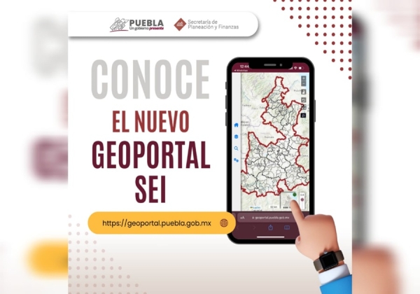 Anuncia gobierno de Puebla lanzamiento de &quot;Geoportal SEI&quot;