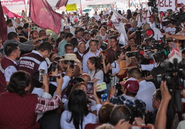 Desde Coahuila, Claudia Sheinbaum pide trabajar en equipo para la continuidad de la 4T