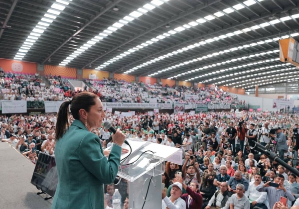 Sigamos avanzando en un México para los trabajadores y las trabajadoras: Claudia Sheinbaum