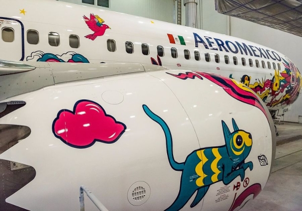 Presenta Aeroméxico a Kukulcán, su nuevo embajador en el aire