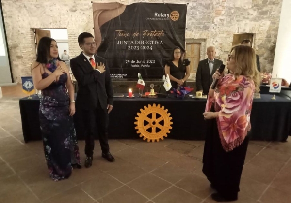 Rafael Ramos Bautista, nuevo presidente de Rotary Puebla