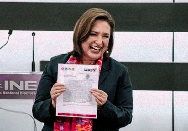 Xóchitl Gálvez se registra como candidata a la Presidencia