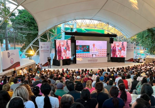 Claudia Sheinbaum reúne 4 mil personas en Monterrey y Culiacán