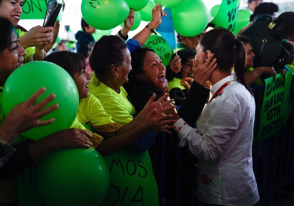 Nos une ser parte de un partido, pero nos une más el amor al pueblo de México: Claudia Sheinbaum