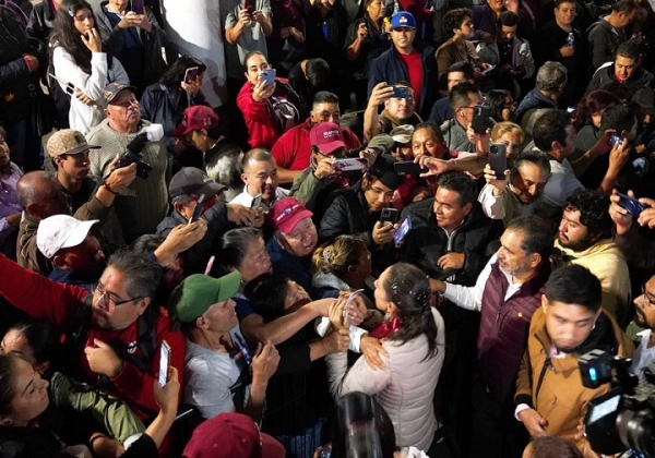 “No hay marcha atrás en la Cuarta Transformación porque nosotros queremos que sigan los derechos del pueblo de México’’: Claudia Sheinbaum en Uruapan, Michoacán   