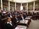 Congreso del Estado, sede de la entrega de títulos de la Licenciatura en Derecho Burocrático del INESAP