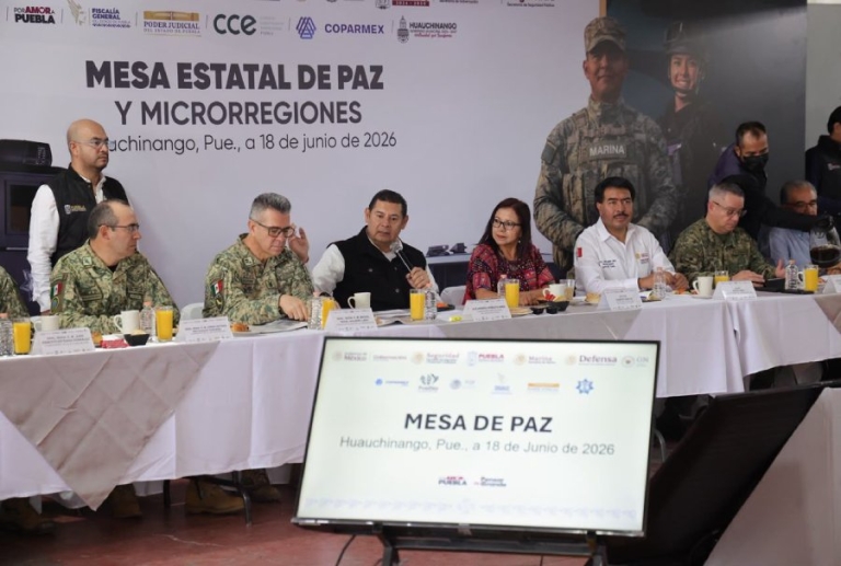 Gobiernos federal, estatal y fuerzas armadas refuerzan estrategia de seguridad en la sierra norte