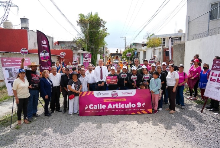 Arranca Pepe Chedraui obras de pavimentación en la colonia Ampliación Constitución Mexicana