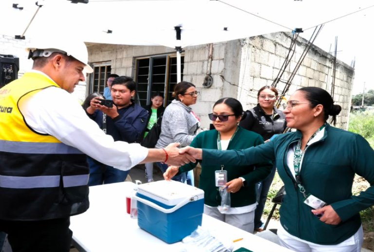 Por tierra y aire, Armenta atiende emergencia en Ciudad Serdán
