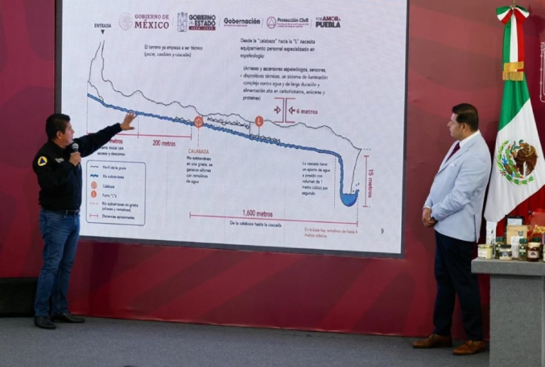 Gobierno de Puebla garantiza acompañamiento y trabajo institucional ante emergencia en Cuetzalan