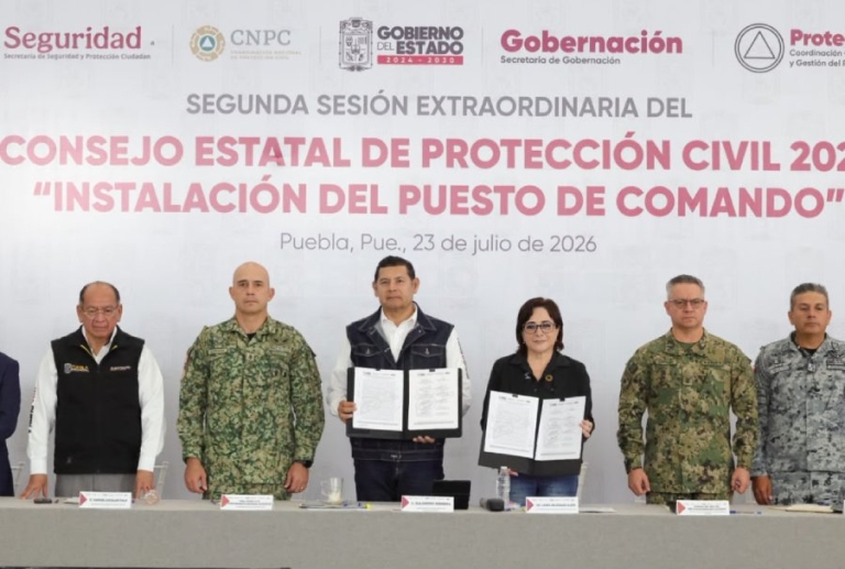 Gobierno federal y estatal instalan primer puesto de mando de Protección Civil