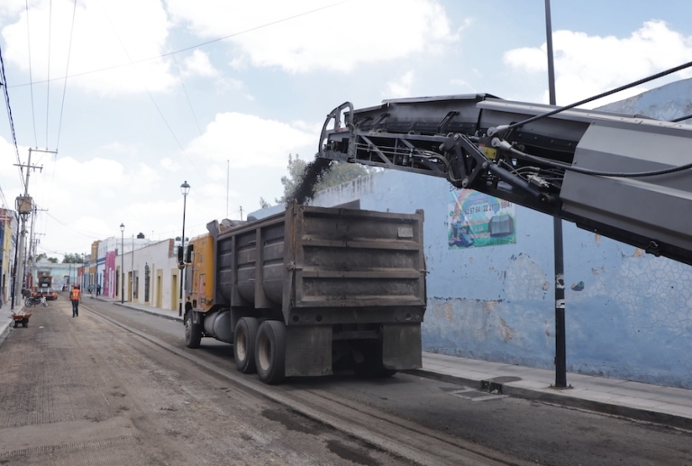 Inicia gobierno estatal rehabilitación de la Calle 4 Oriente en la capital poblana