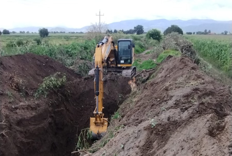 Gobierno del Estado rehabilitó la barranca Xaltenco en San Nicolás Buenos Aires