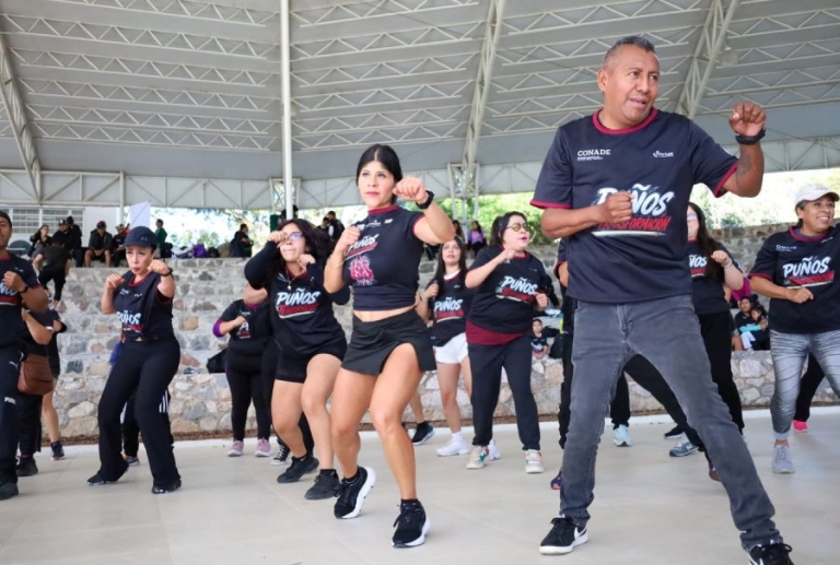 Gobierno de Puebla promueve el deporte y la salud con Ponte Pila, Puños de Transformación