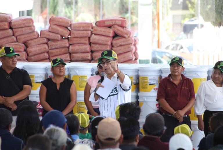 Gobierno del Estado de Puebla apoya mejoramiento de espacios en juntas auxiliares