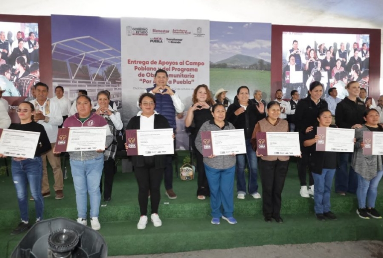 Proyectos de obra comunitaria contribuyen al crecimiento económico con liderazgo de mujeres