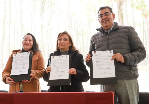 Con federación y Tlaxcala, Sergio Salomón reafirma compromiso con cuidado del medio ambiente