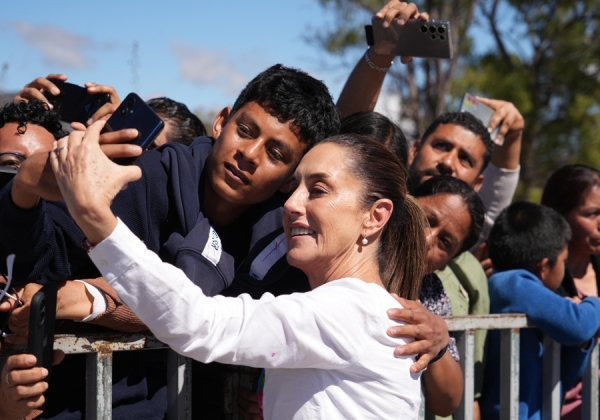 La presidenta Claudia Sheinbaum inaugura la carretera Mitla – Tehuantepec