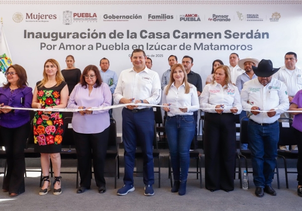 Inaugura Alejandro Armenta la tercera Casa Carmen Serdán a favor de las mujeres