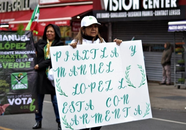 Migrantes celebran el 5 de Mayo con desfile en Nueva York y reiteran apoyo a Sheinbaum y Armenta