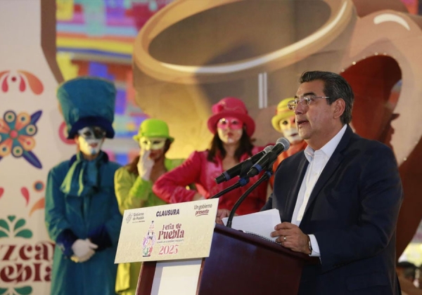 Clausura Sergio Salomón Feria de Puebla 2023: &#039;Fortaleció núcleo social y lazos familiares&#039;