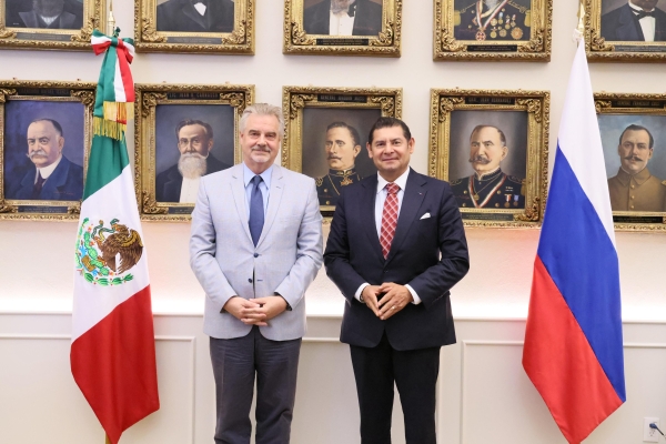 El gobierno de Puebla y embajador de Rusia refrenda lazos históricos con visión de futuro