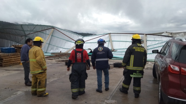 Tornado en Chignahuapan deja daños materiales; Gobierno de Puebla actúa de inmediato
