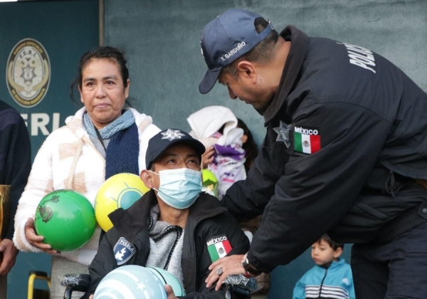 ¡Un día con la policía!  Álvaro cumple su sueño de sumarse a la Policía Estatal