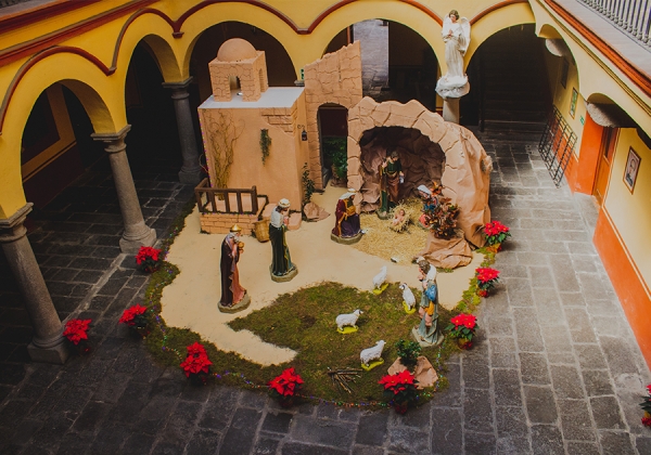 Exhiben nacimiento en la Curia arzobispal de Puebla