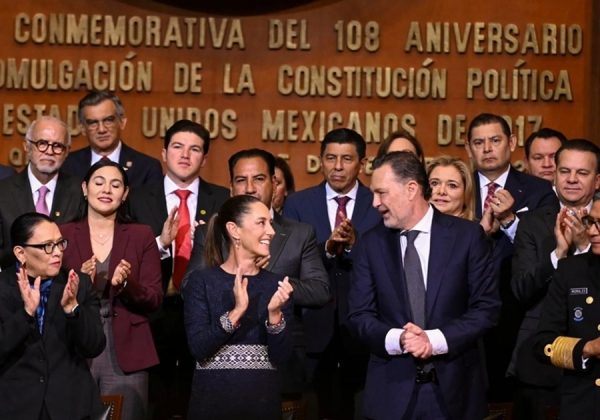 Alejandro Armenta respalda reformas de Claudia Sheinbaum