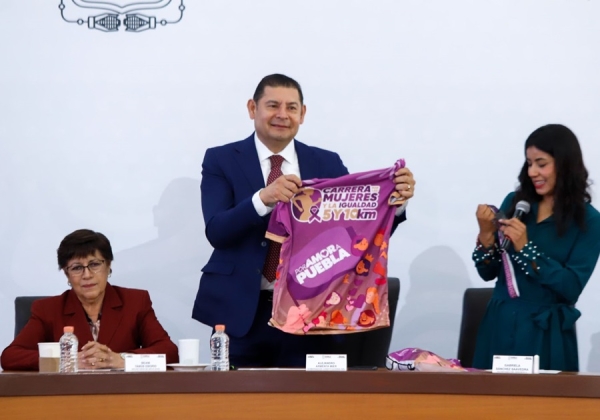 Gobierno de Puebla presenta Carrera por las Mujeres y la Igualdad