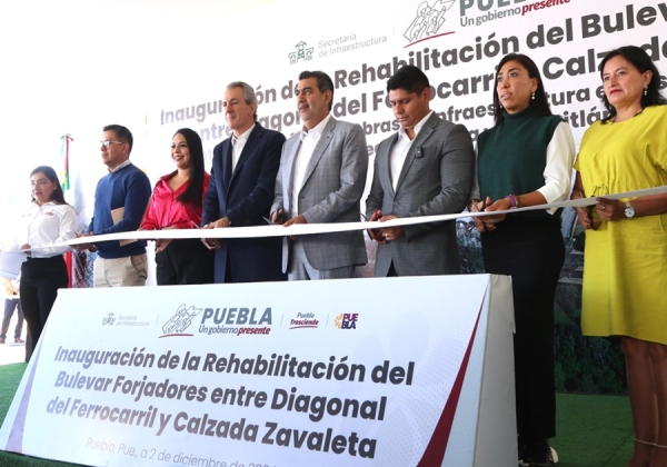 Por visión del actual gobierno estatal, Puebla cuenta con mejor conectividad y bienestar