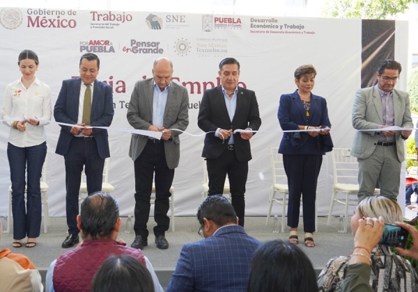 Con gran éxito primera feria de empleo “Por Amor a Puebla” en San Martín Texmelucan