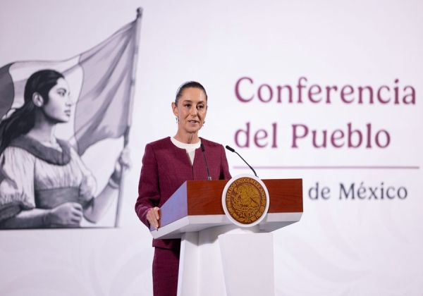 Claudia Sheinbaum celebra aprobación del 80 por ciento en encueta de Buendía y Márquez