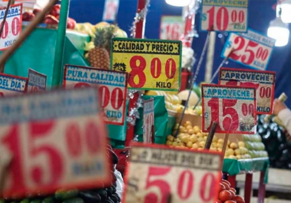 Inflación anual en México llega a 4.55% en noviembre